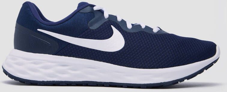 Nike Revolution 6 Next Nature hardloopschoenen donkerblauw wit grijs blauw - Foto 6