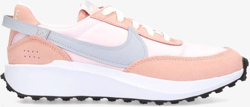 Nike waffle debut sneakers roze grijs dames - Schoenen.nl
