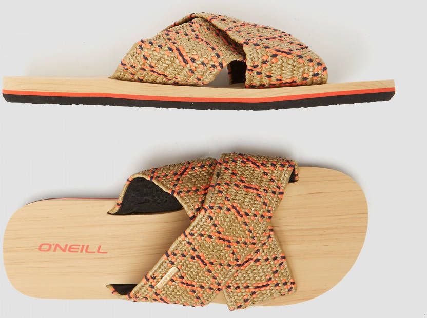O'Neill ditsy slippers bruin dames
