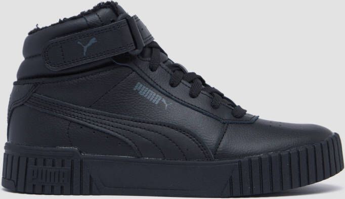 Puma carina 2.0 mid winter sneakers zwart kinderen
