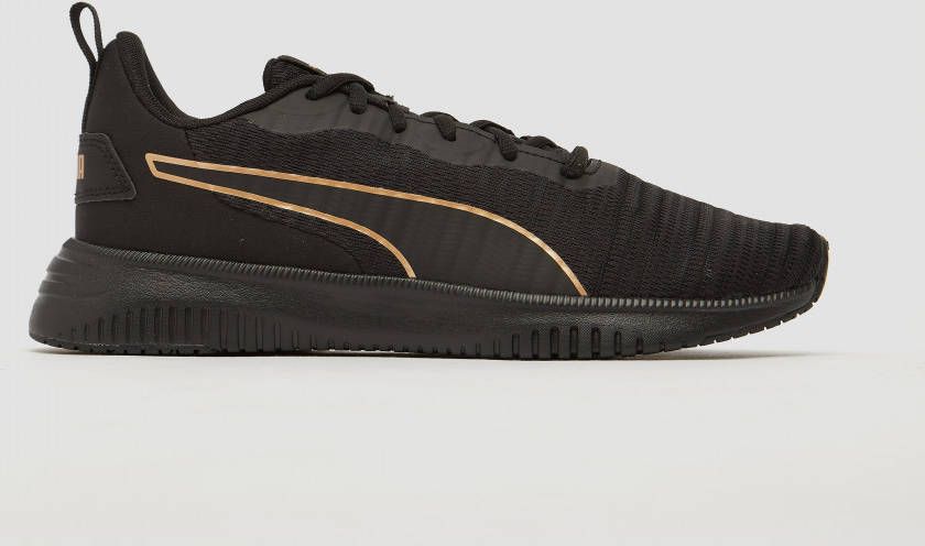 Puma flyer flex sportschoenen zwart goud dames