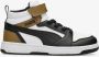Puma rebound v6 mid classic sneakers wit roze kinderen - Thumbnail 1