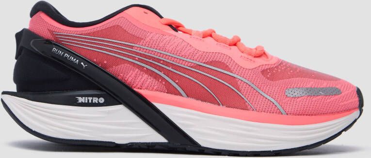 PUMA XX Nitro Hardloopschoenen Sunset Glow Black Metallic Silver Dames - Foto 7