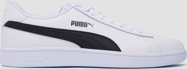 Puma smash v2 low sneakers wit zwart heren
