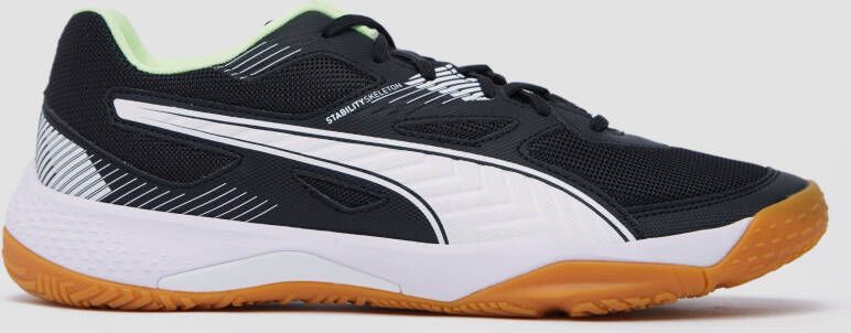 Puma solarflash ii indoorschoenen zwart wit heren dames - Foto 4