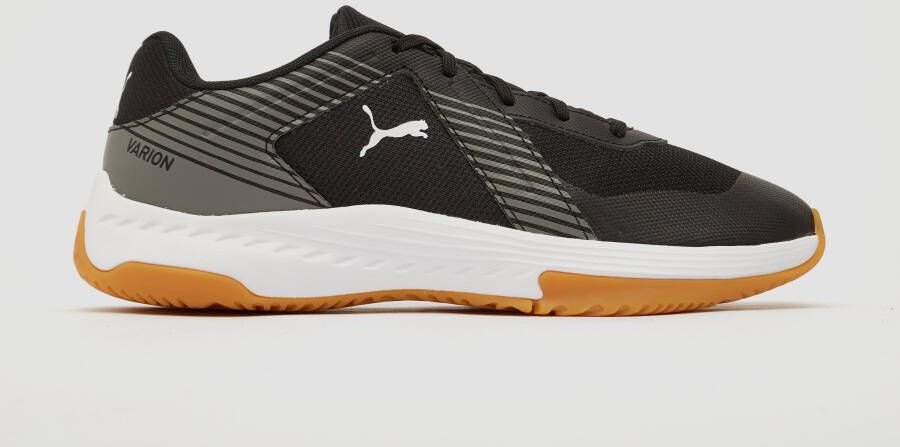 Puma varion indoorschoenen zwart grijs kinderen