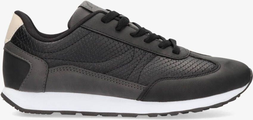 Silver kala sneakers zwart grijs dames - Schoenen.nl