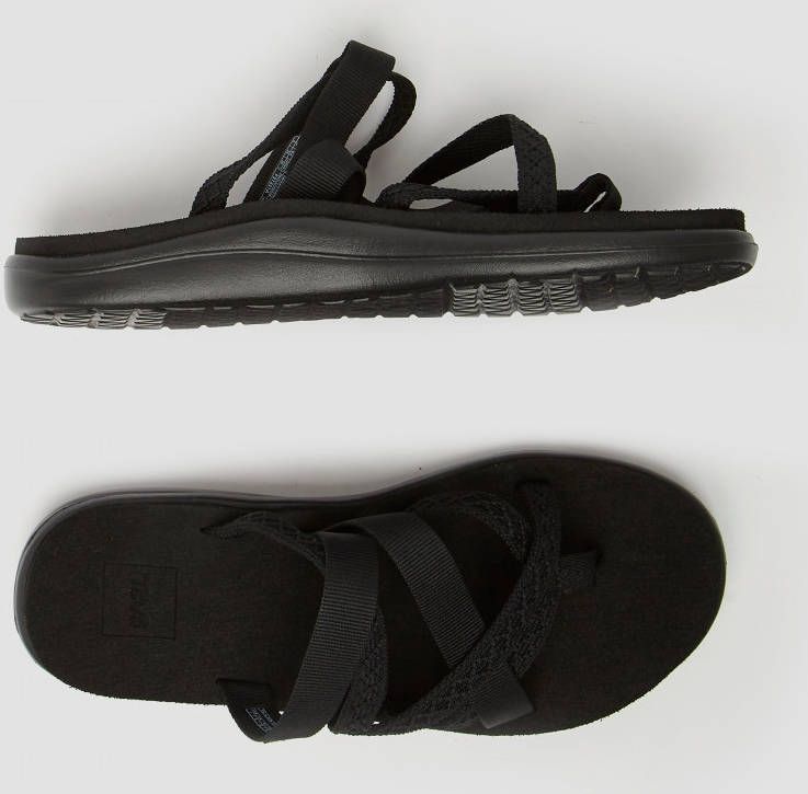 Teva voya zillesa sandalen zwart dames