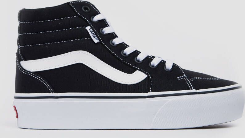 Vans filmore high platform sneakers zwart wit dames