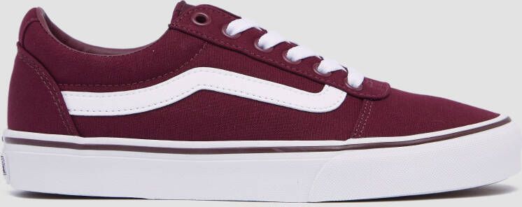 Vans ward sneakers bordeaux dames