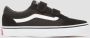 Vans Youth Ward V Suede Canvas Sneakers Black White - Thumbnail 5
