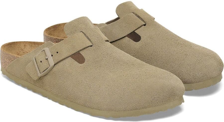 Birkenstock Boston Suède Slippers Senior