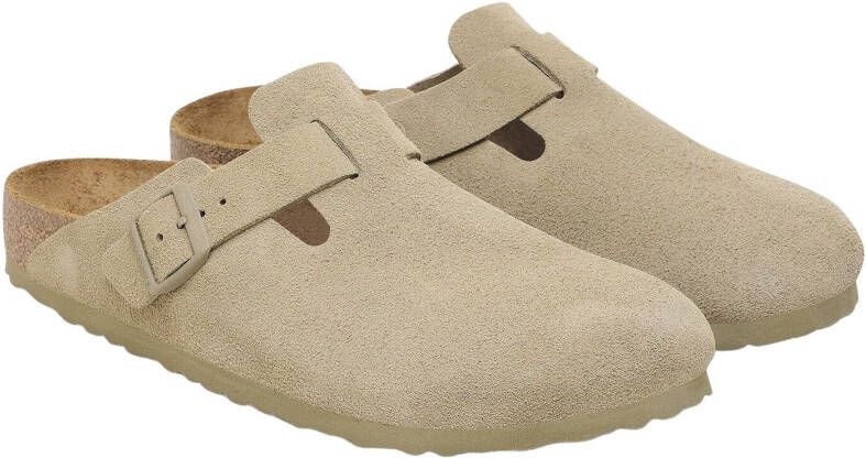 Birkenstock Boston Suède Slippers Senior
