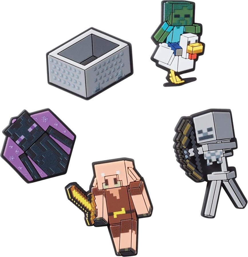 Crocs Minecraft Jibbitz (5-pack)