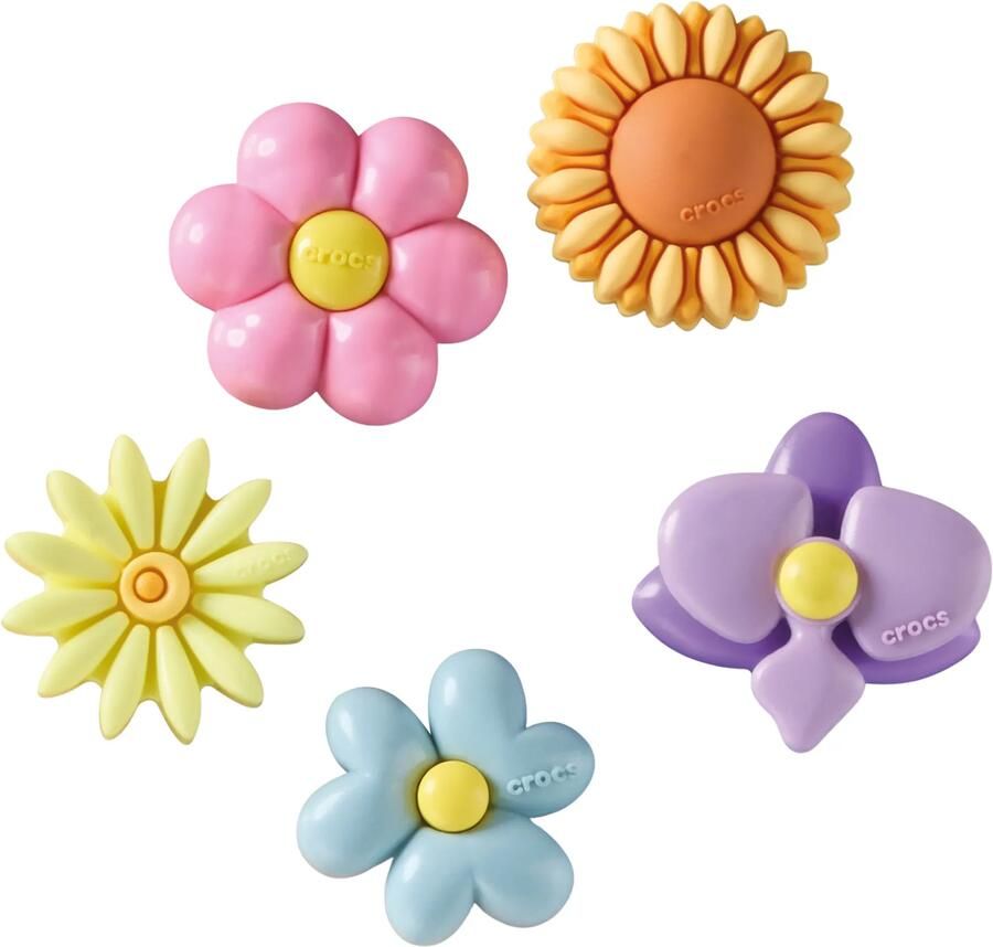 Crocs Puffy Flowers Jibbitz (5-pack)