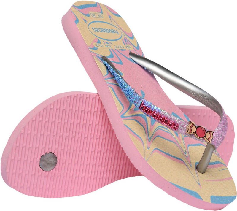 Havaianas Slim Glitter Trendy Teenslippers Junior