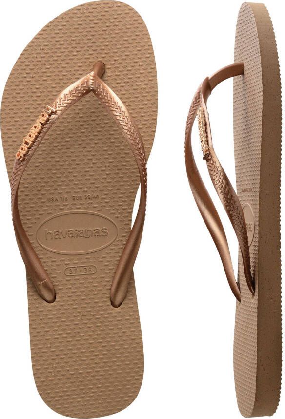 Havaianas Slim Logo Metallic Teenslippers Dames