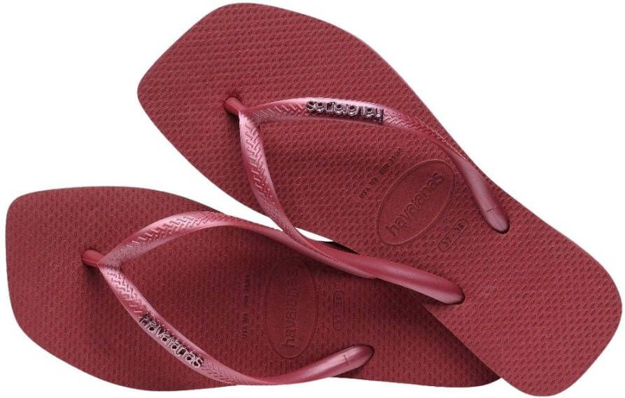 Havaianas Square Logo Metallic Teenslippers Dames