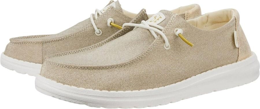 HEYDUDE Wendy Metallic Sparkle Slip-On Sneakers Dames