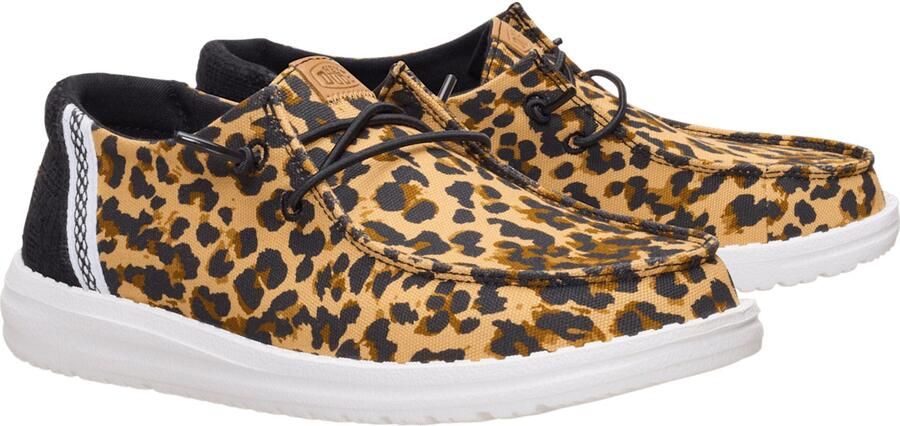 HEYDUDE Wendy Wildcat Leopard Slip-On Sneakers Dames