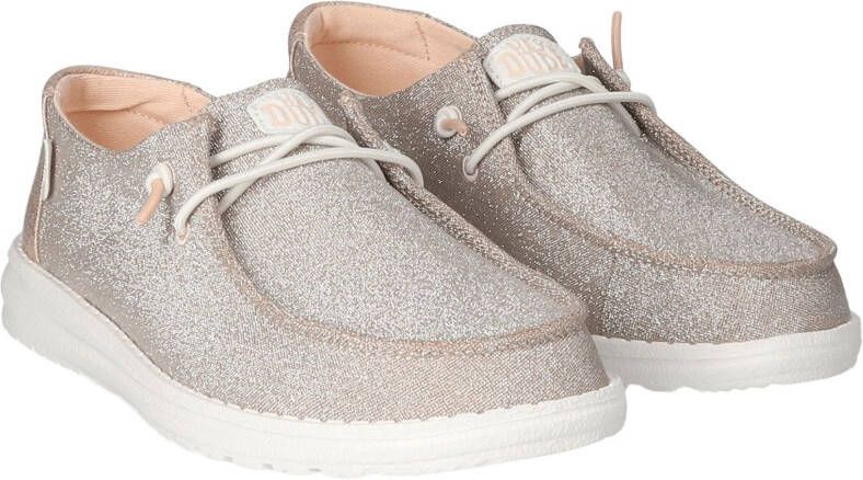 HEYDUDE Wendy Metallic Sparkle Slip-On Sneakers Dames
