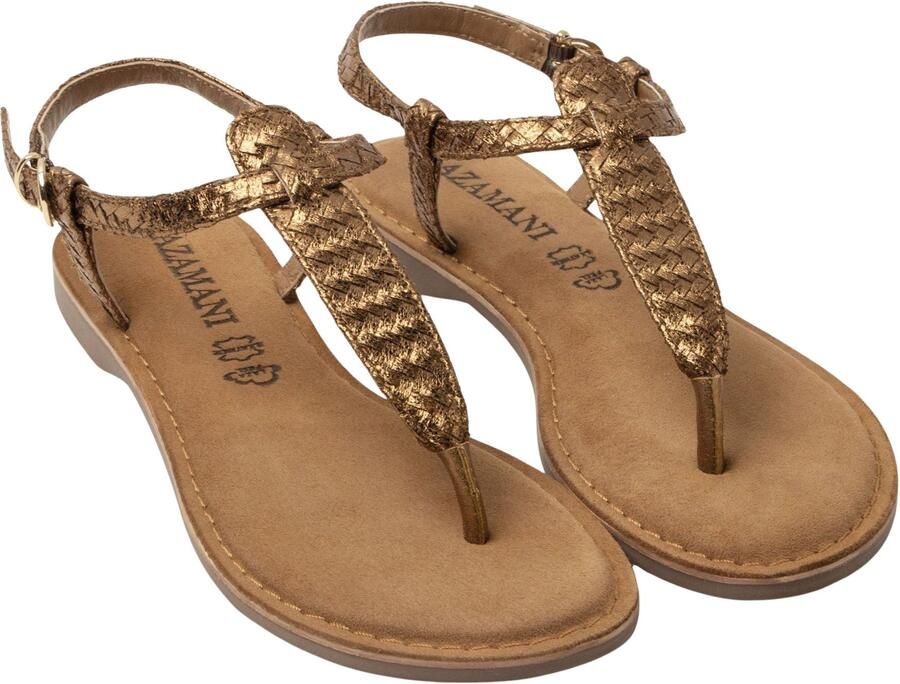 Lazamani Ira T-strap Sandalen Dames