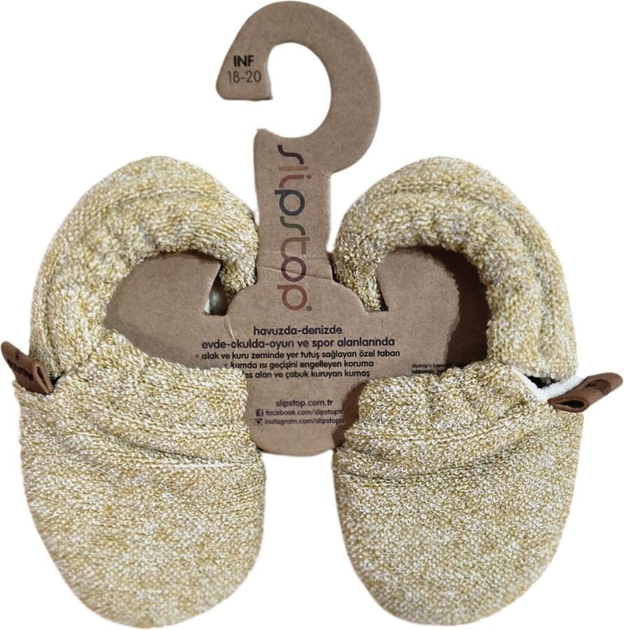 Slipstop Mustard Bootie Sloffen Junior