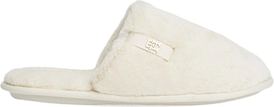 Tommy Hilfiger Monogram Faux Fur Pantoffels Dames