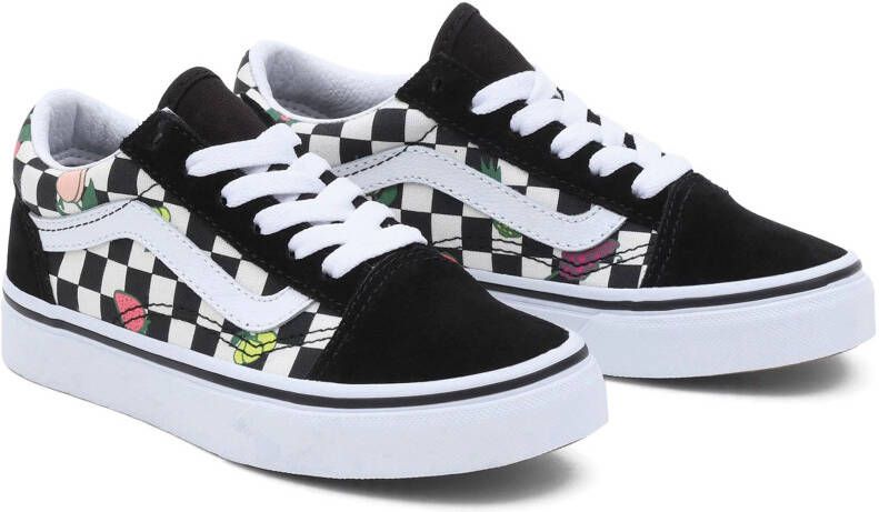 vans old skool checkered black