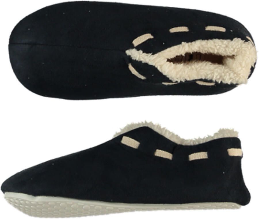 Apollo Navy blauwe Spaanse pantoffels sloffen voor