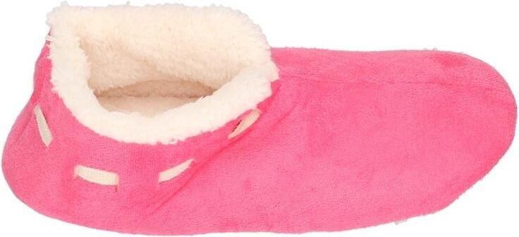 Apollo Spaanse sloffen pantoffels kinderen fuchsia roze met zachte voering