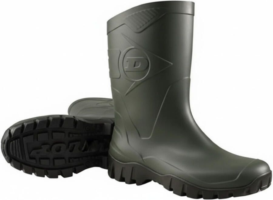Dunlop Regenlaarzen Rubberen Groen Heren kuitlaarzen Werklaarzen