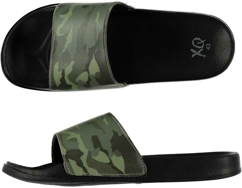 Merkloos Badslippers huisslippers met camouflage print voor heren