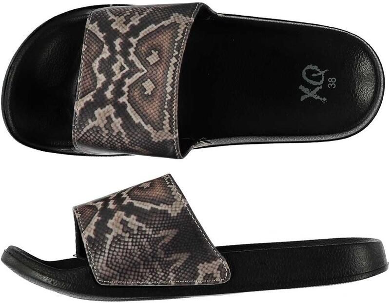 Merkloos Badslippers huisslippers met slangen print voor dames