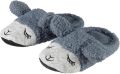 Merkloos Kinder dieren pantoffels sloffen lama alpaca grijs slippers - Grijs
