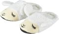 Merkloos Kinder dieren pantoffels sloffen lama alpaca wit slippers - Wit