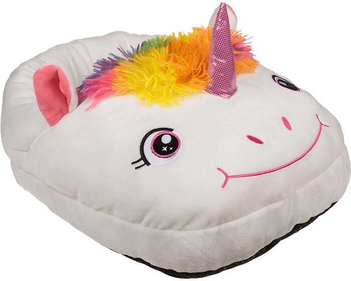 Out of the blue Voetenwarmer groot slof eenhoorn unicorn one size 30 x 27 cm
