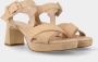 Red Rag 78560 Volwassenen Sandalen met hak Wit beige - Thumbnail 2