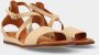 Red-Rag Bruin Tinten 79610 Sandalen Dames Beige - Thumbnail 2