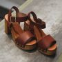 MW RED-RAG Cognac Sandalen | Red-Rag 79568 - Thumbnail 4