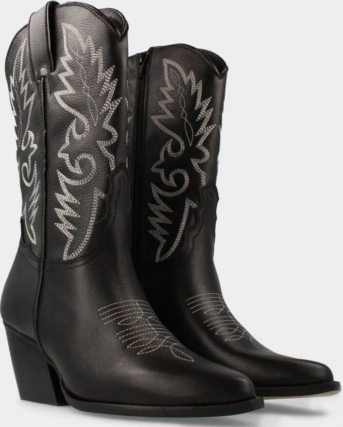 MW RED-RAG Zwarte western boots | 77380