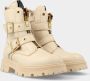 Red-rag 11236 222 Beige Nappa Biker boots - Thumbnail 2