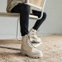 Red Rag Red-Rag 12474 Veterboots Laarzen Met Veters Meisjes Beige - Thumbnail 4