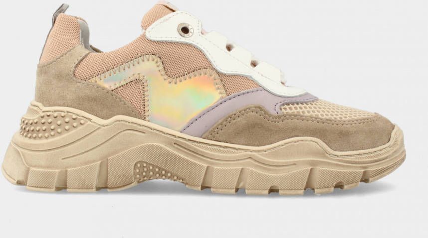 Red-Rag 13042 Lage sneakers Leren Sneaker Meisjes Beige - Foto 5