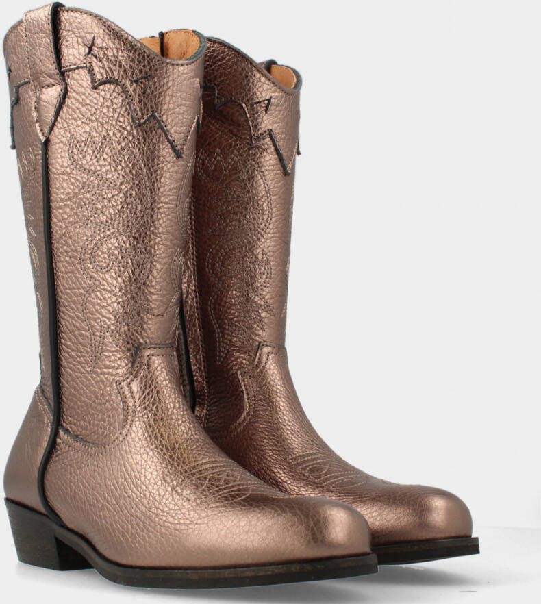Red-rag 11242 Bronze Metallic Western boots