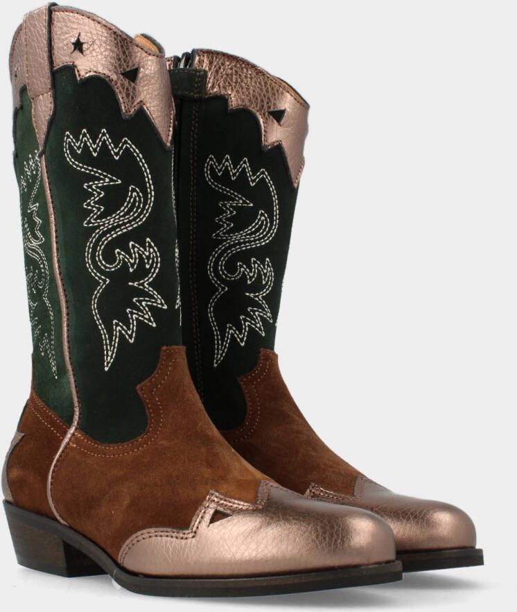 RED-RAG Bronzen western boots | 11244