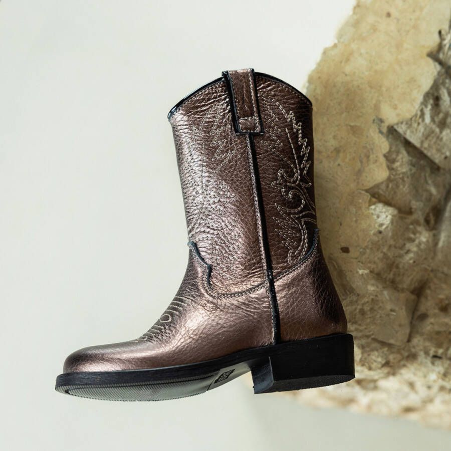 RED-RAG Bronzen western boots | 12450