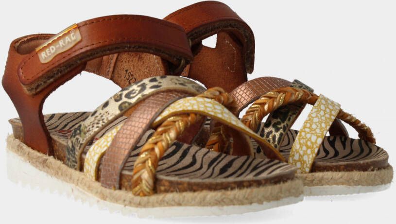 RED-RAG Cognac Sandalen | 19274
