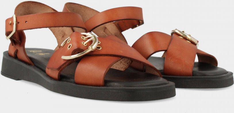 MW RED-RAG Cognac Sandalen | Red-Rag 79504