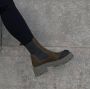 Red-Rag 76884 Chelsea boots Enkellaarsjes Dames Groen - Thumbnail 2